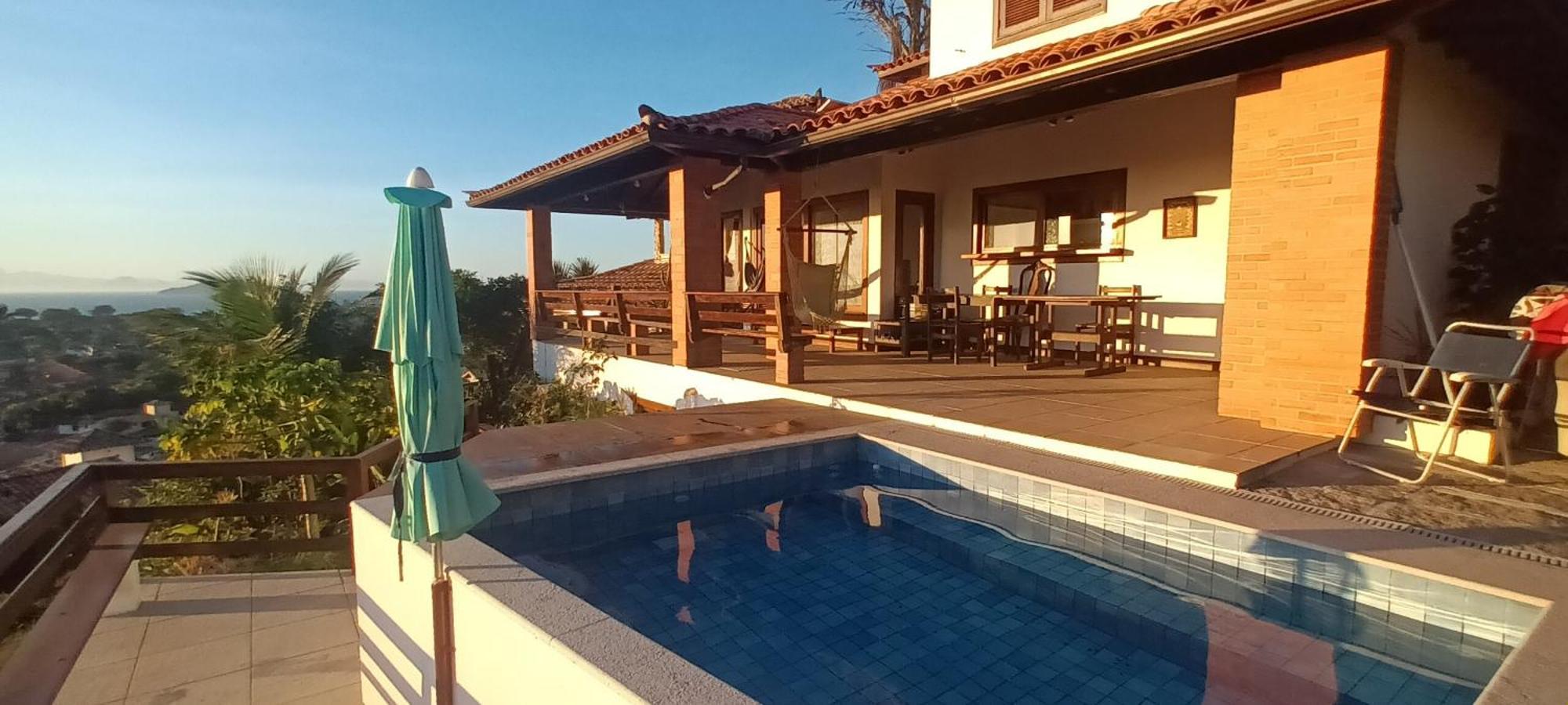 Búzios Casa E Piscina Privativa, Vista Para O Mar Em Condominio Pe Na Areia מראה חיצוני תמונה